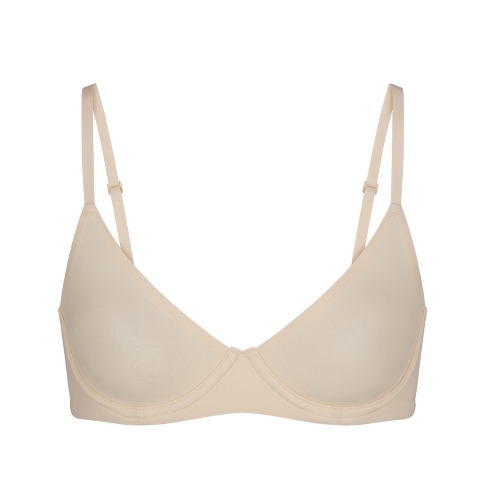 Skims Fits Everybody Unlined Demo Bra 44c in Sand - Picture 3 of 6